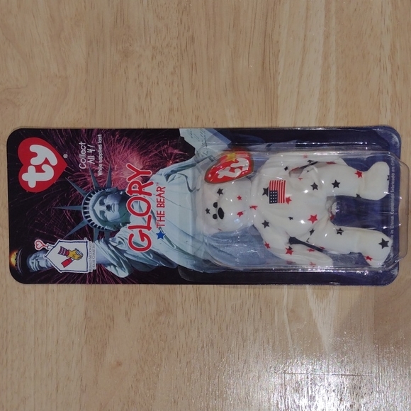 Glory the Bear Mini Beanie Baby - Picture 1 of 2